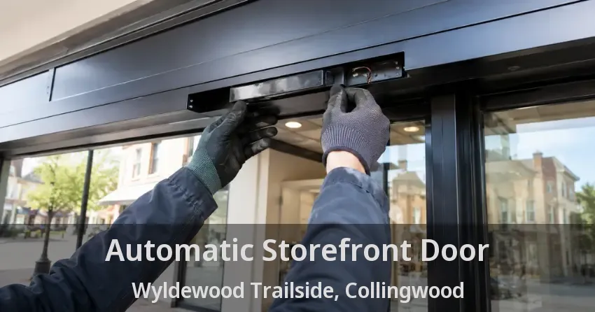 Automatic Storefront Door Wyldewood Trailside, Collingwood - ON
