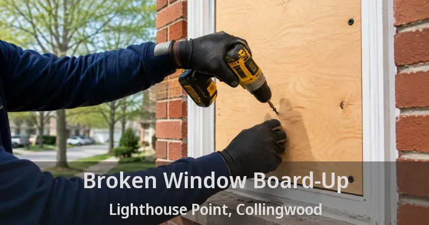 Broken Window Board-Up Lighthouse Point, Collingwood - ON