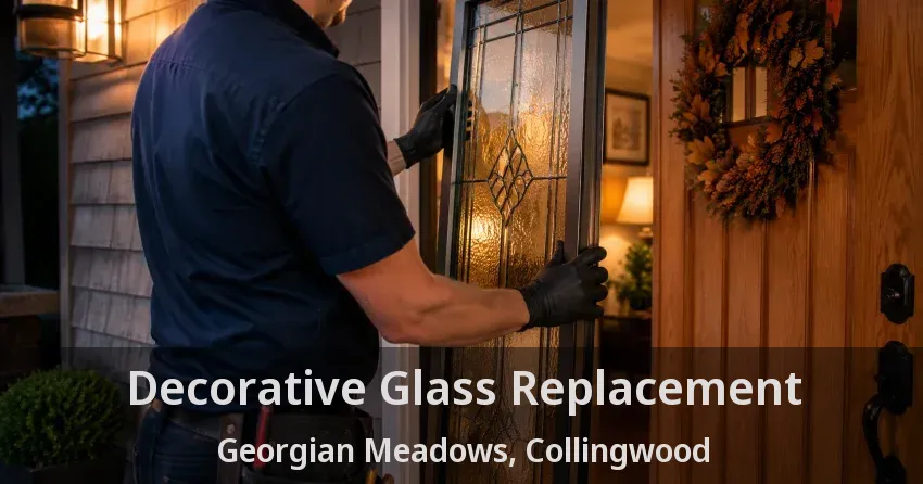 Decorative Glass Replacement Georgian Meadows, Collingwood - ON