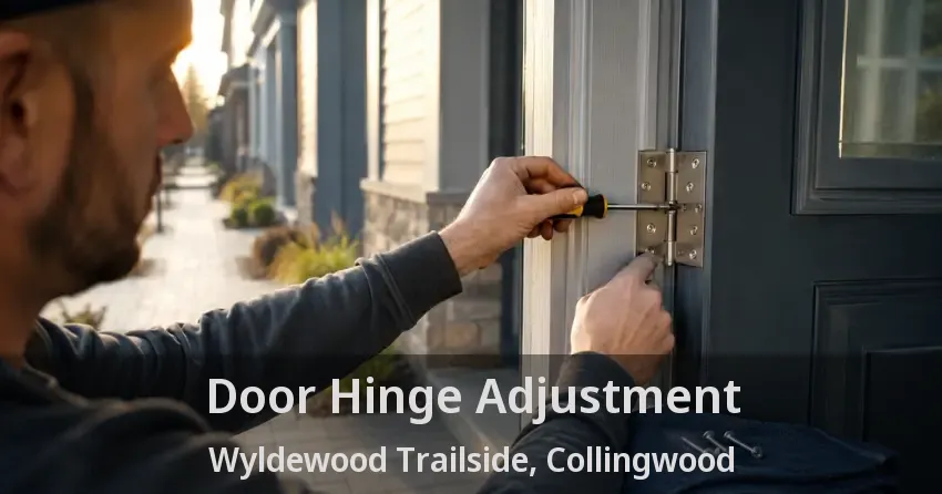 Door Hinge Adjustment Wyldewood Trailside, Collingwood - ON