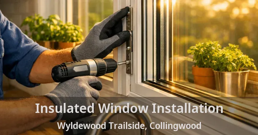 Insulated Window Installation Wyldewood Trailside, Collingwood - ON