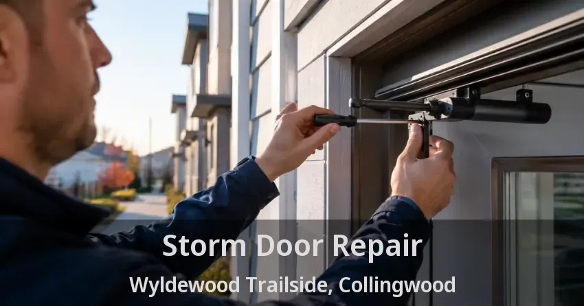 Storm Door Repair Wyldewood Trailside, Collingwood - ON