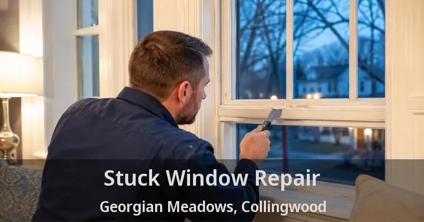 Stuck Window Repair Georgian Meadows, Collingwood - ON