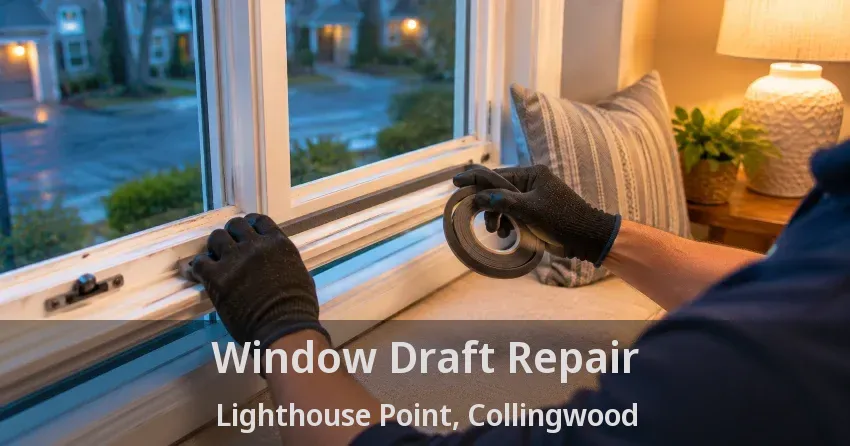 Window Draft Repair Lighthouse Point, Collingwood - ON