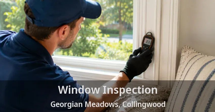 Window Inspection Georgian Meadows, Collingwood - ON