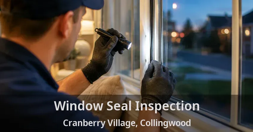 Window Seal Inspection Cranberry Village, Collingwood - ON