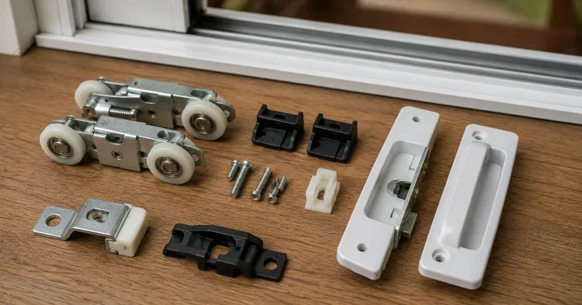 sliding door broken Collingwood roller and track inspection