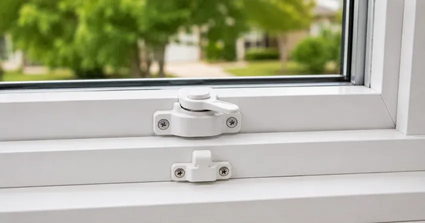 technician installing new window latch hardware in Collingwood