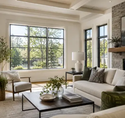 Completed interior project by Windows & Doors Collingwood